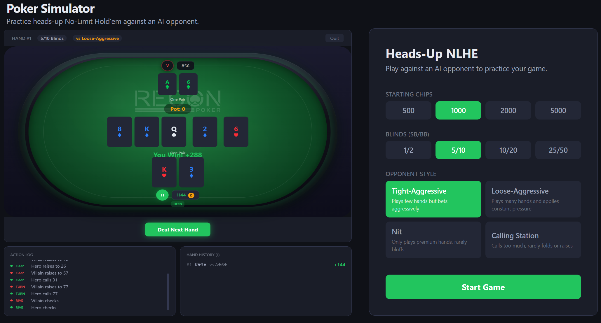 Poker Simulator